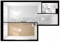 1-комнатная квартира, 42.1 м² - фото 19