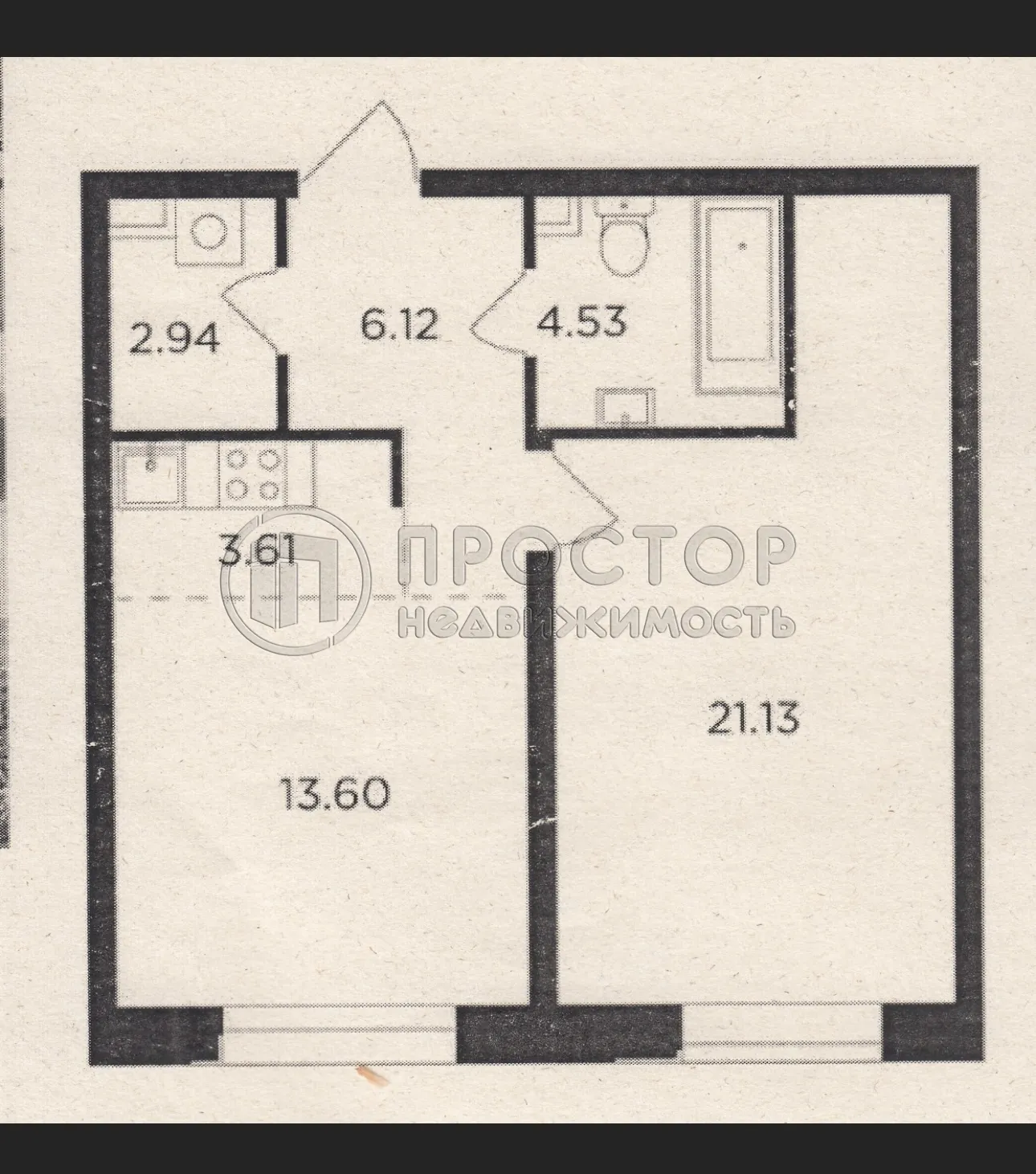 2-комнатная квартира, 51.9 м² - фото 8