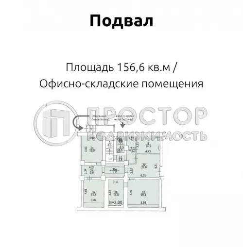 Коммерческая недвижимость (офисное), 1124 м² - фото 64