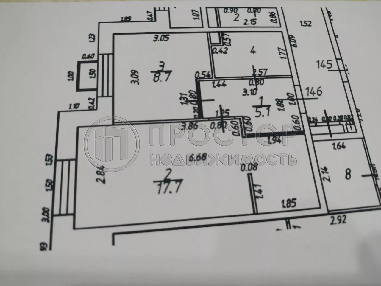 1-комнатная квартира, 35.5 м² - фото 12