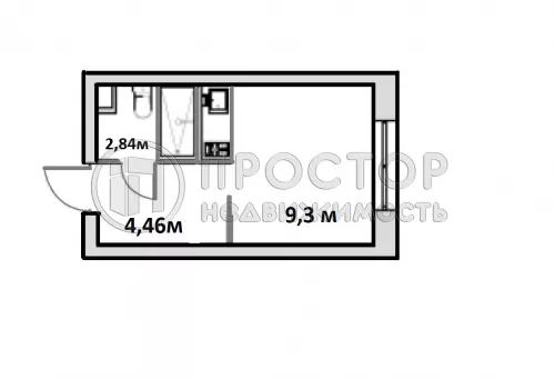 Студия, 17.55 м² - фото 32