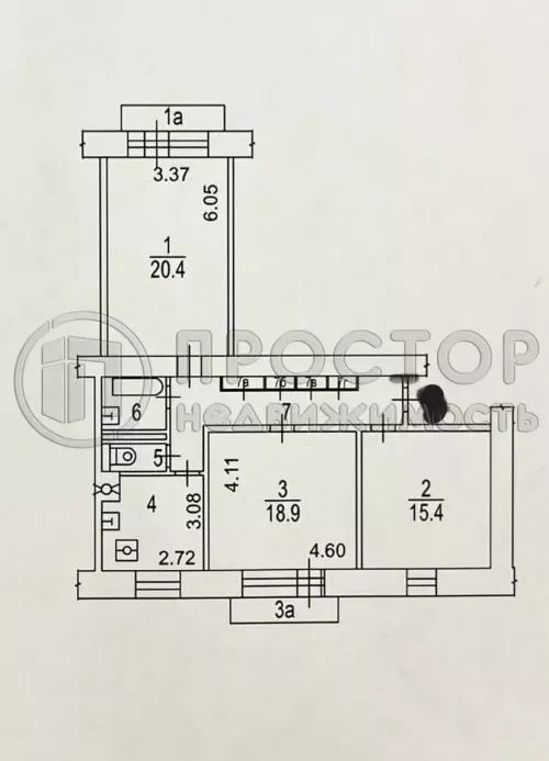 3-комнатная квартира, 80 м² - фото 28