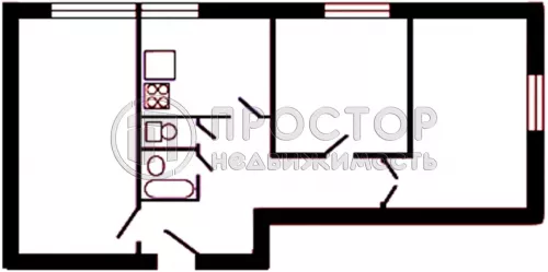 3-комнатная квартира, 60.6 м² - фото 15