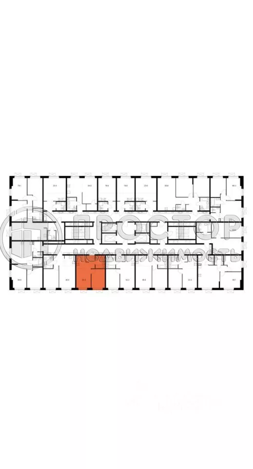 1-комнатная квартира, 32.2 м² - фото 27