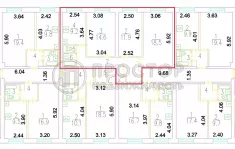 3-комнатная квартира, 68 м² - фото 84