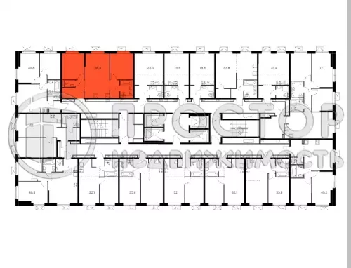 2-комнатная квартира, 58.3 м² - фото 25