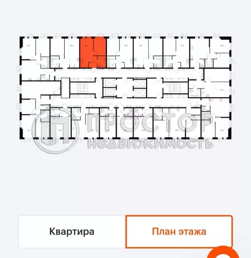 1-комнатная квартира, 32.4 м² - фото 8