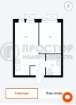 1-комнатная квартира, 32.4 м² - фото 17
