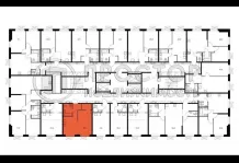 1-комнатная квартира, 34.5 м² - фото 13