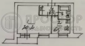 1-комнатная квартира, 34.1 м² - фото 33