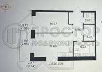 2-комнатная квартира, 58.1 м² - фото 25