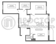 3-комнатная квартира, 109 м² - фото 83