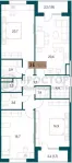 4-комнатная квартира, 100.4 м² - фото 45