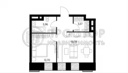 2-комнатная квартира, 45.9 м² - фото 18