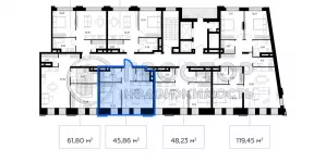 2-комнатная квартира, 45.9 м² - фото 19