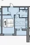 1-комнатная квартира, 42.8 м² - фото 64