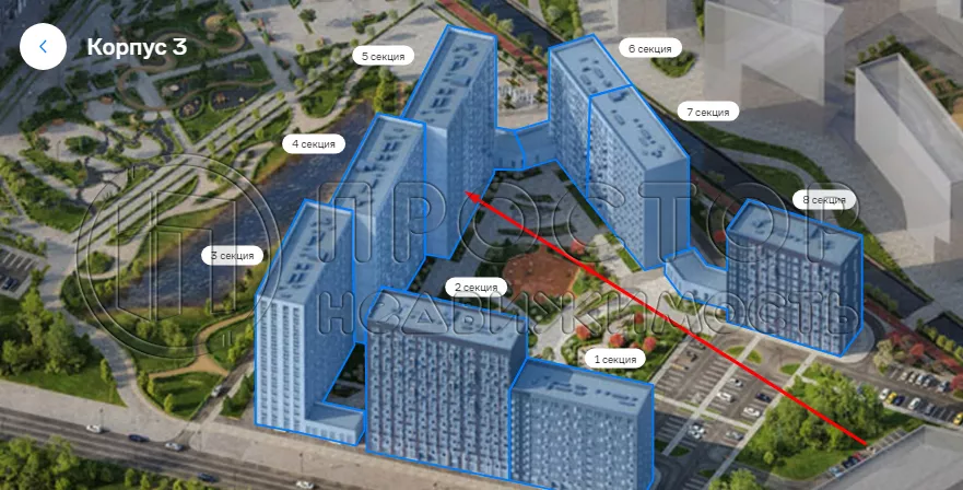2-комнатная квартира, 32.88 м² - фото 13