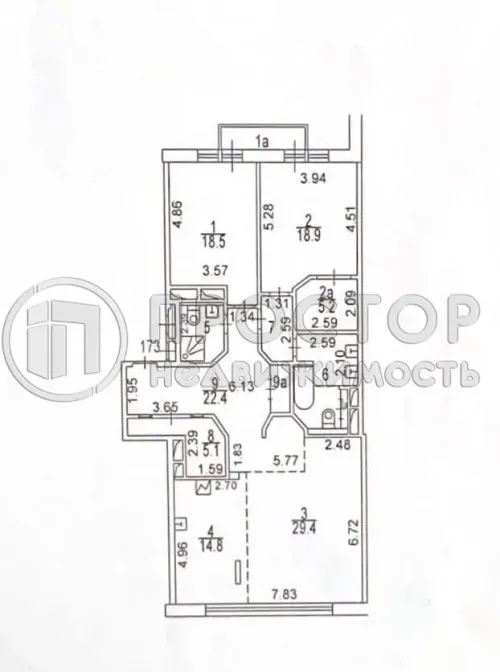 3-комнатная квартира, 135 м² - фото 38