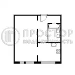1-комнатная квартира, 46.6 м² - фото 49