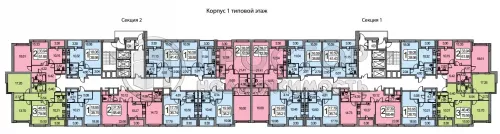 1-комнатная квартира, 40 м² - фото 18