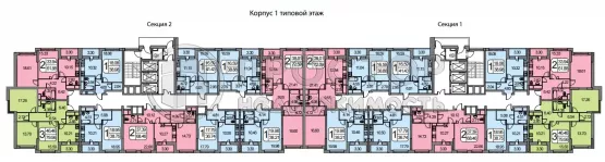 1-комнатная квартира, 40 м² - фото 35