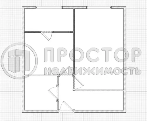 1-комнатная квартира, 39.6 м² - фото 22