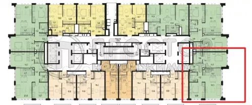 3-комнатная квартира, 71.8 м² - фото 14