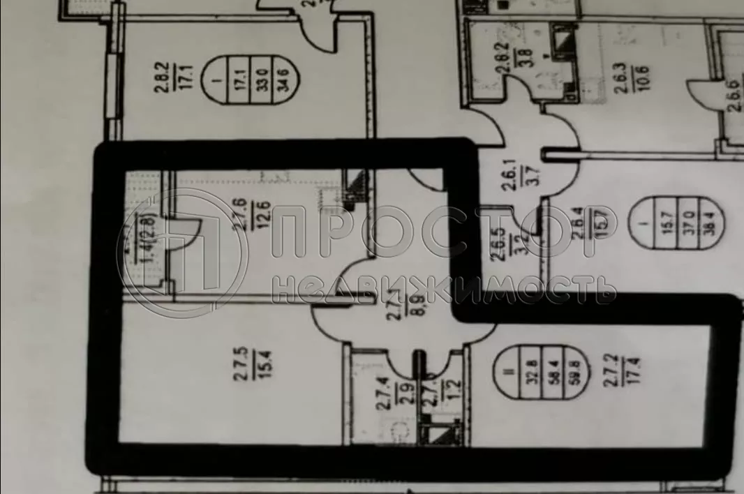 2-комнатная квартира, 59.8 м² - фото 26