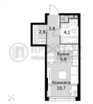 Студия, 27.2 м² - фото 3