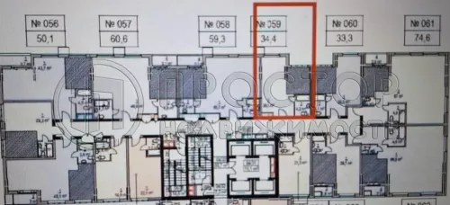 1-комнатная квартира, 35 м² - фото 3