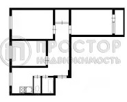 3-комнатная квартира, 58.4 м² - фото 55