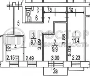 3-комнатная квартира, 52 м² - фото 53