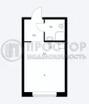 Студия, 23.5 м² - фото 15