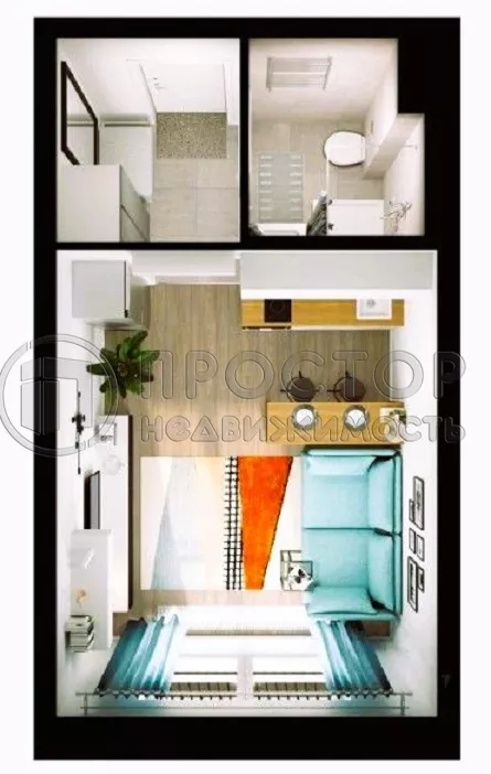 Студия, 23.5 м² - фото 8