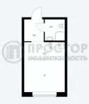 Студия, 23.5 м² - фото 17