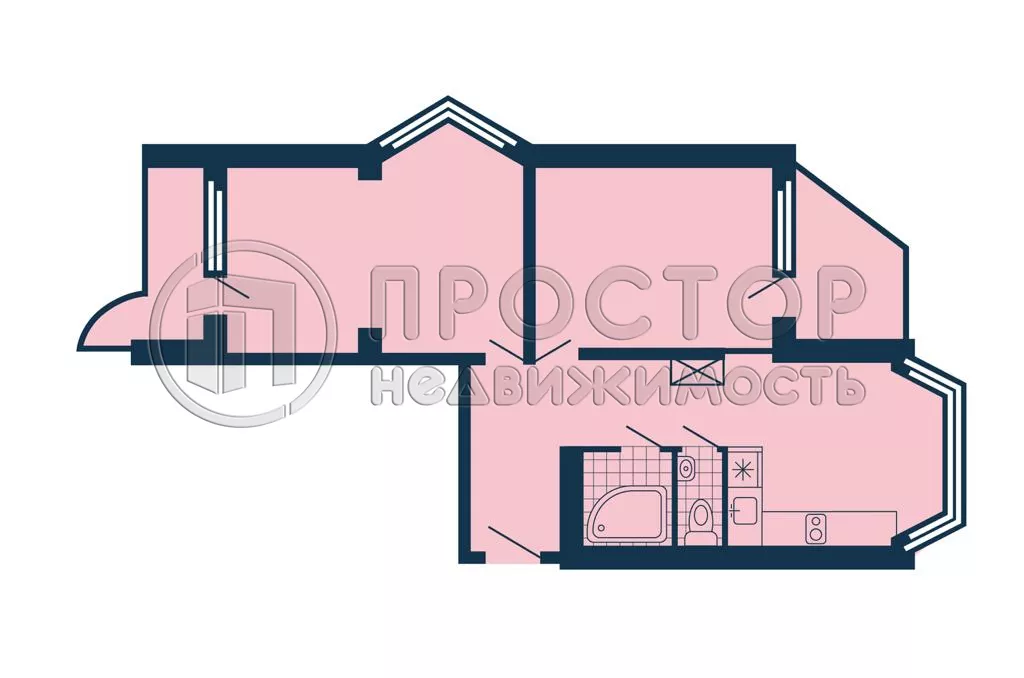 3-комнатная квартира, 74.4 м² - фото 23