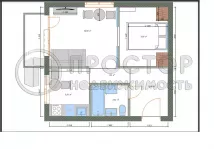 1-комнатная квартира, 31 м² - фото 23