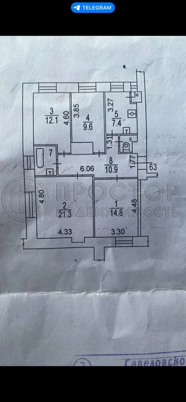 4-комнатная квартира, 81.1 м² - фото 22