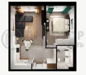 2-комнатная квартира, 45.8 м² - фото 11