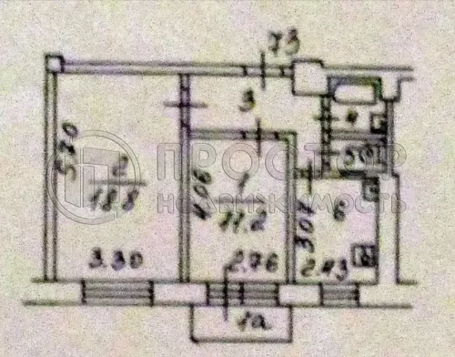 2-комнатная квартира, 47.7 м² - фото 8