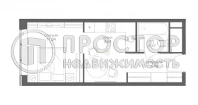 1-комнатная квартира, 29.99 м² - фото 23
