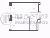 2-комнатная квартира, 44.8 м² - фото 17