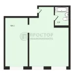 3-комнатная квартира, 72.8 м² - фото 41