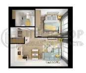 2-комнатная квартира, 35.9 м² - фото 25