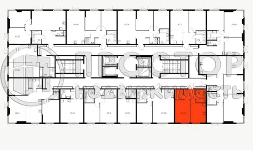 1-комнатная квартира, 34.29 м² - фото 4