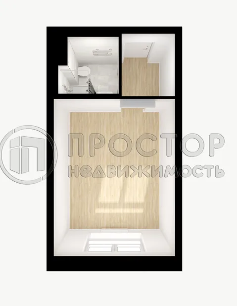 Студия, 21.79 м² - фото 2