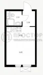 Студия, 20.1 м² - фото 7