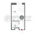 Студия, 26 м² - фото 11