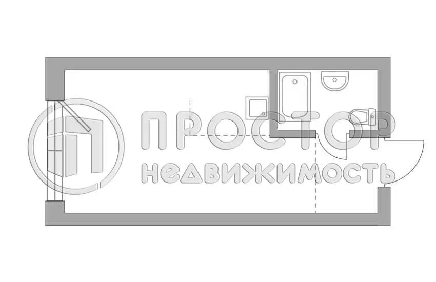 Студия, 20.7 м² - фото 4