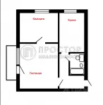2-комнатная квартира, 37.2 м² - фото 29